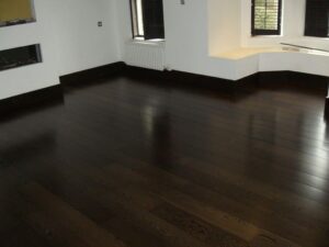 ebonised wood flooring